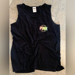 Love pink tank top